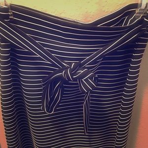 Loft striped skirt